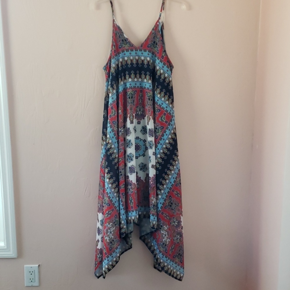 Patrons of Peace handkerchief dress